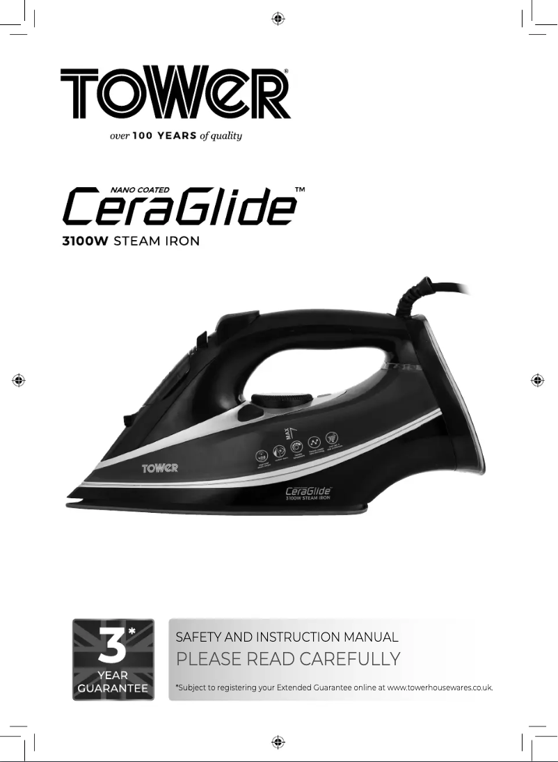 Página 1 del manual Manual de usuario Tower CeraGlide