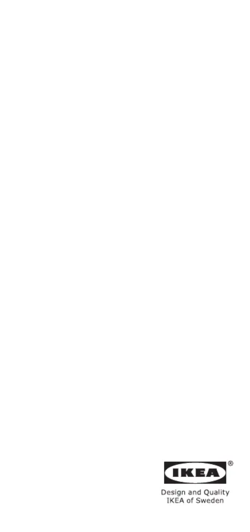Page 1 de la notice Manuel utilisateur Ikea VÅRSTARR 104.578.57