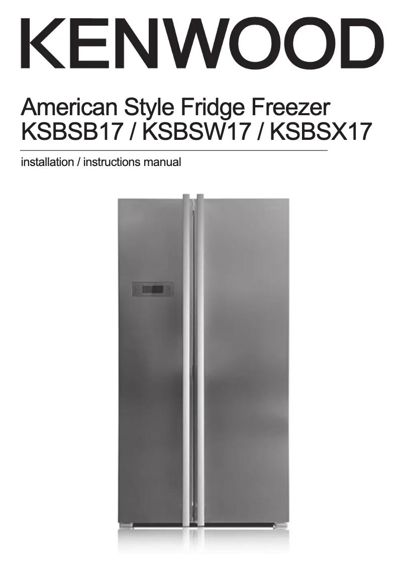 Image de la première page du manuel de l'appareil KSBSW17