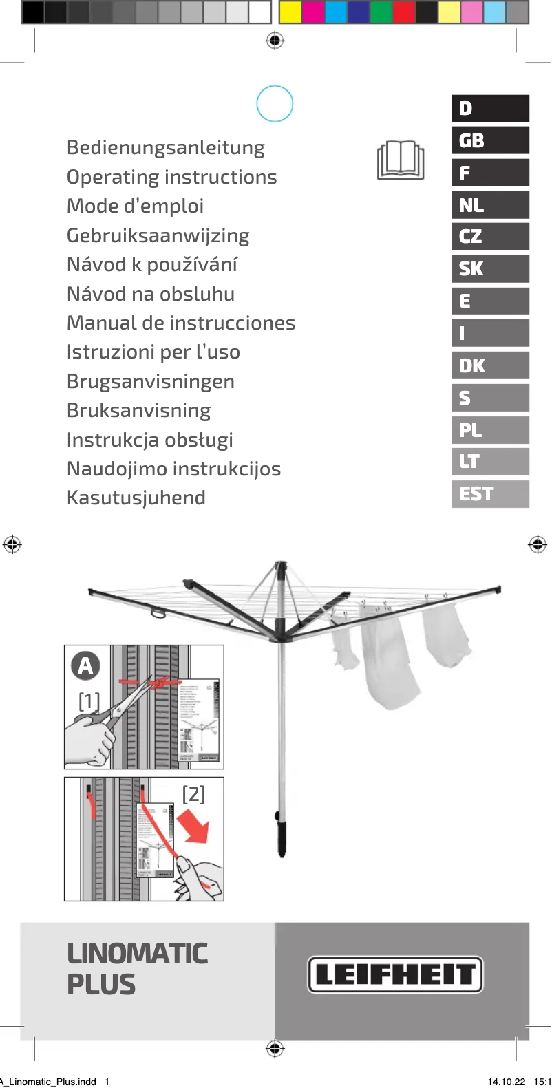Page n°1 - Manuel utilisateur Leifheit Linomatic 500 Plus