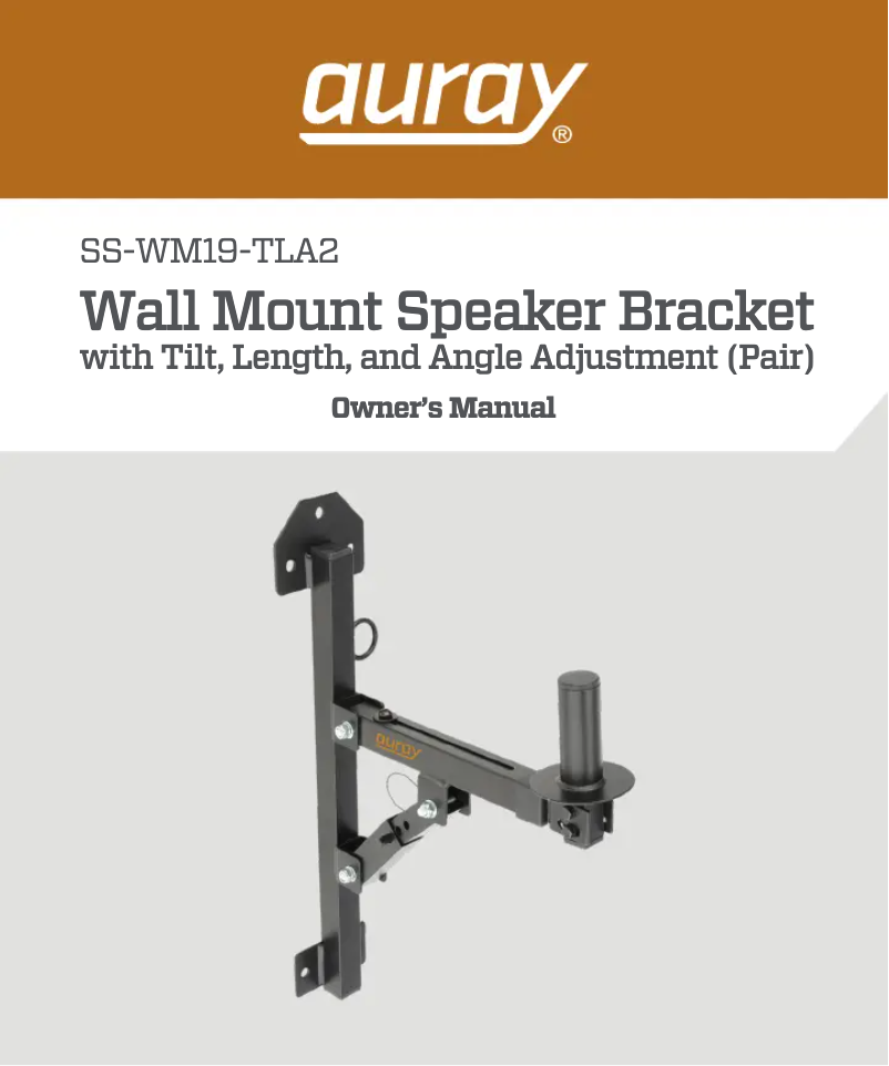 Image de la première page du manuel de l'appareil SS-WM19-TLA2
