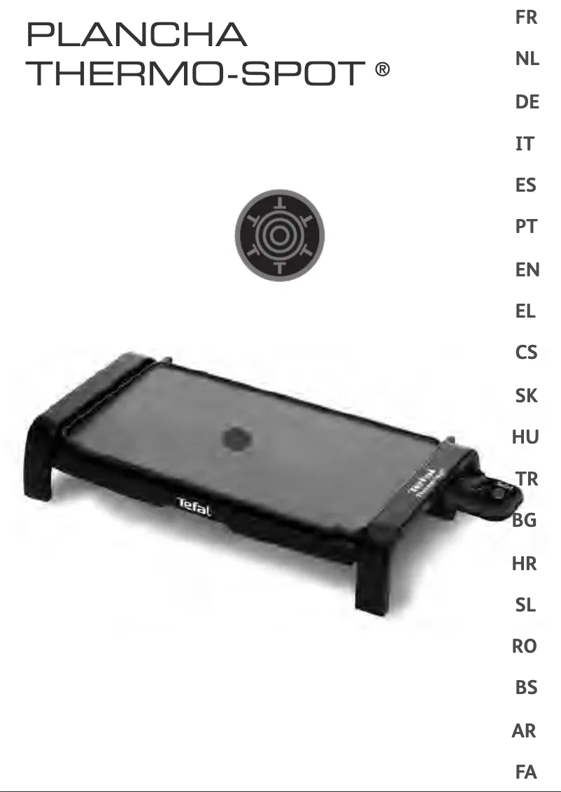 Page n°1 - Manuel utilisateur Tefal Thermo-Spot CB5408