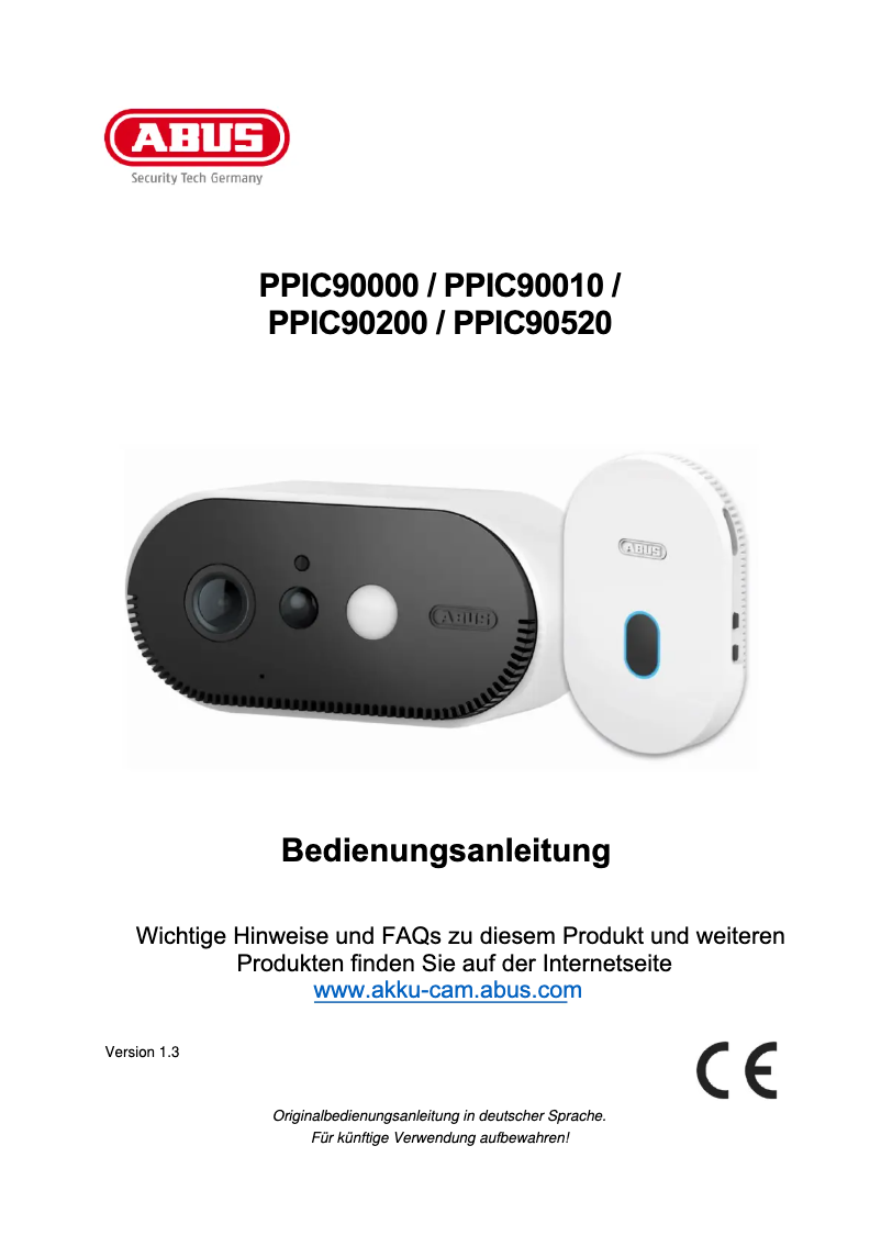 Page n°1 - Manuel utilisateur Abus PPIC90520C