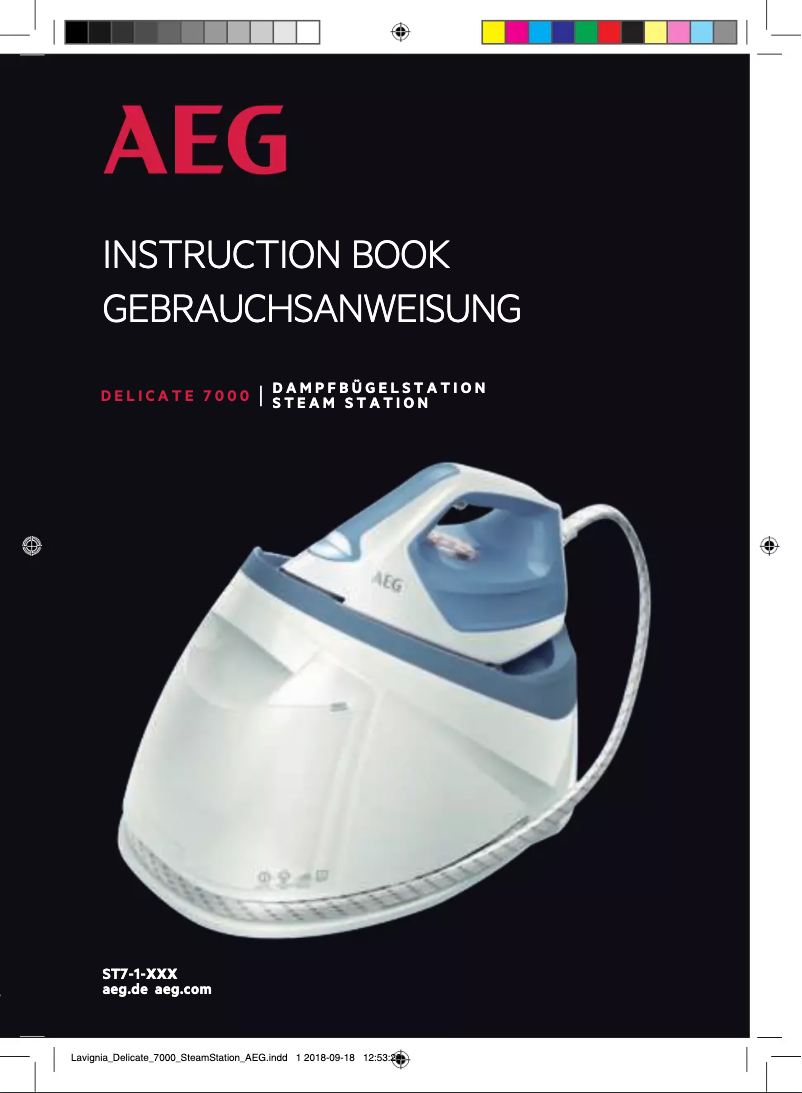Página 1 del manual Manual de usuario AEG Delicate 7000 ST7-1-2DB