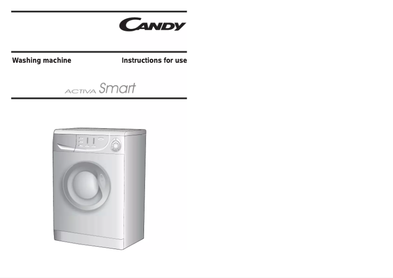 Page n°1 - Manuel utilisateur Candy CM2610