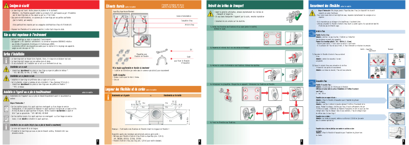 Page 1 de la notice Guide d'installation Siemens WM10S420EE