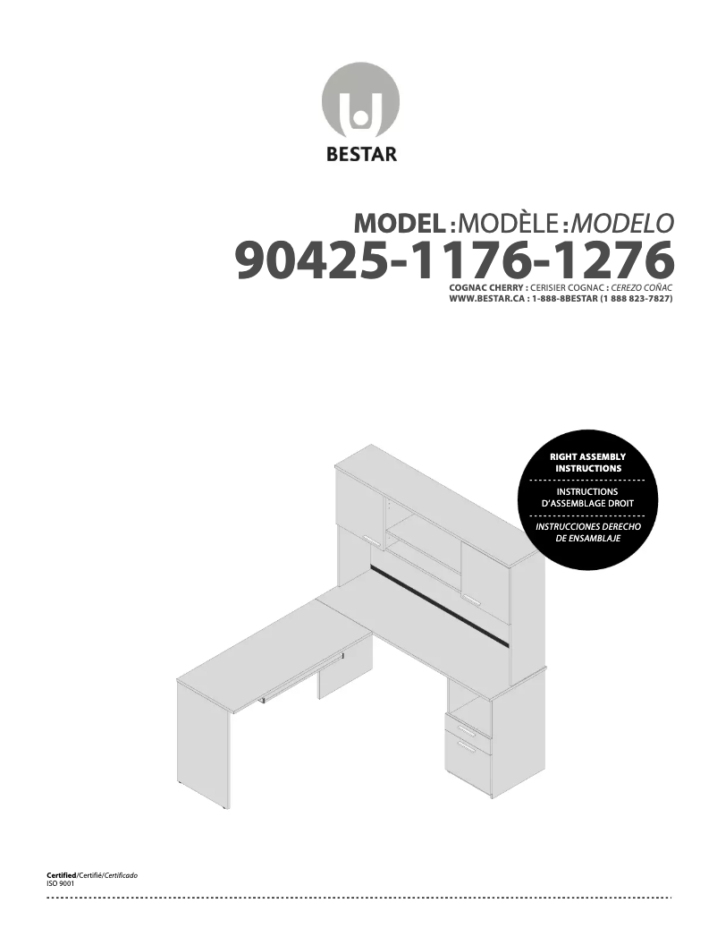 Page 1 de la notice Manuel utilisateur Bestar Flame 90425-76