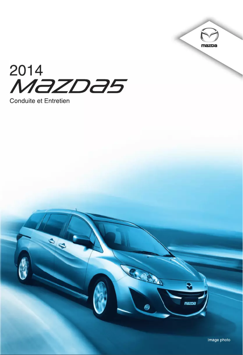 Page 1 de la notice Manuel utilisateur Mazda 5 (2014)