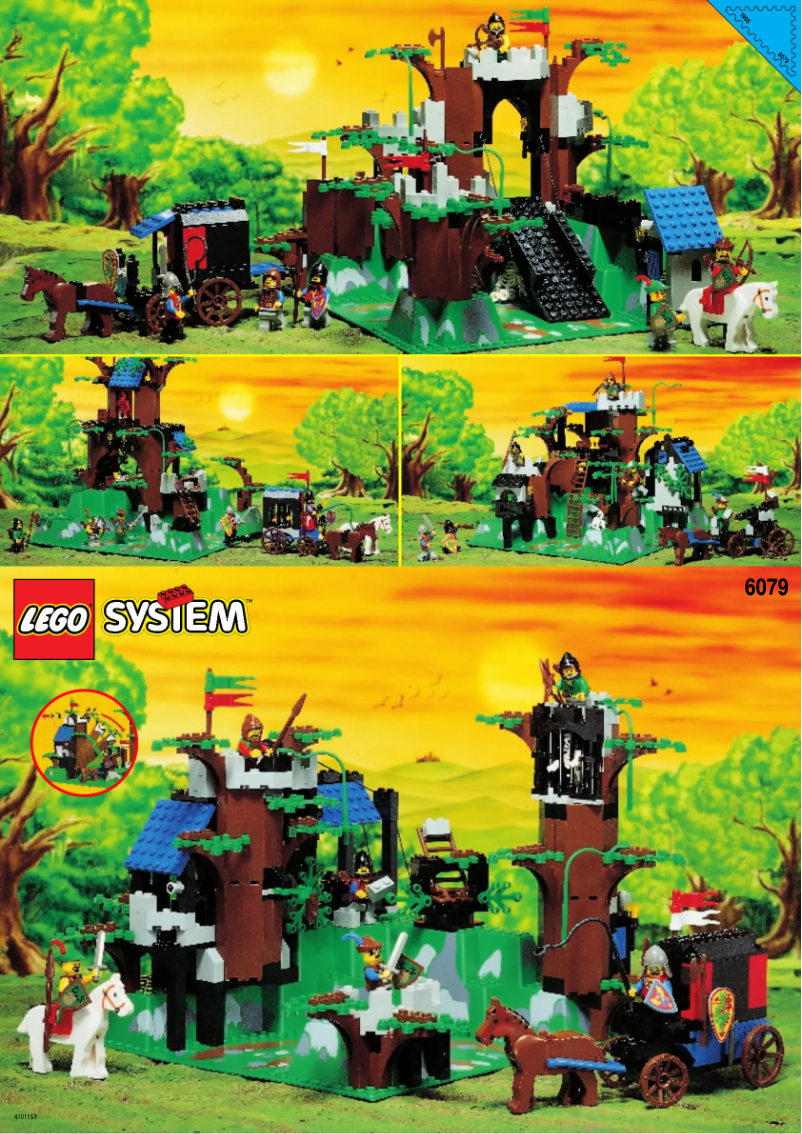 Page 1 de la notice Manuel utilisateur Lego FOREST PEOPLE HAUNT