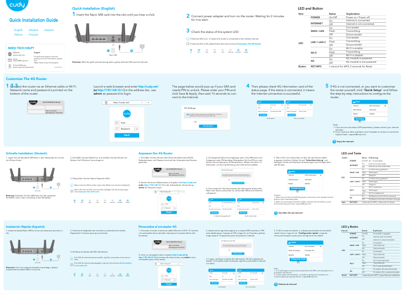 Image de la première page du manuel de l'appareil LT400