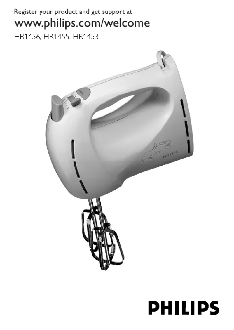 Página 1 del manual Manual de usuario Philips Daily Collection HR1456