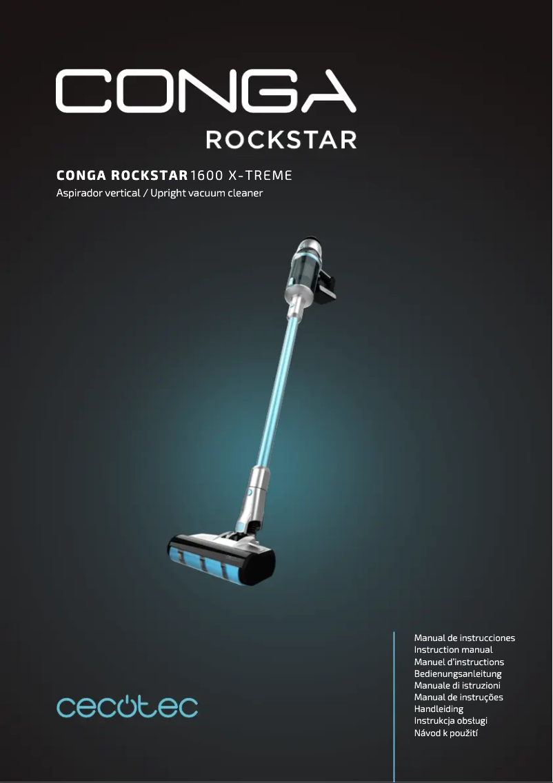 Image de la première page du manuel de l'appareil Conga Rockstar 1600 X-Treme