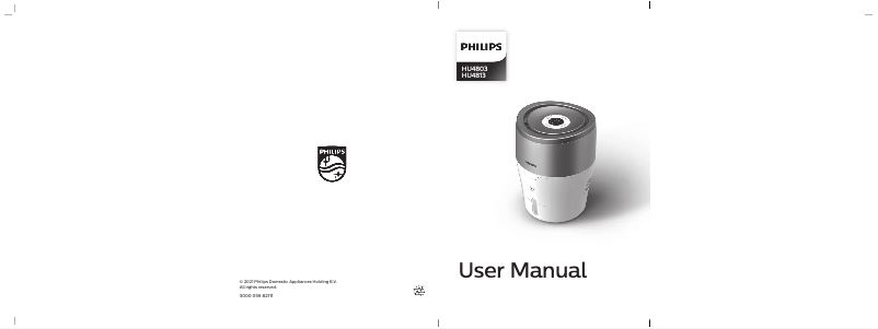 Image de la première page du manuel de l'appareil HU4813