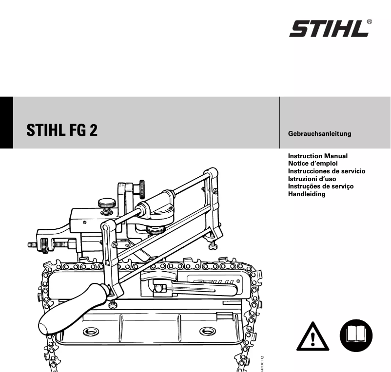Page 1 de la notice Manuel utilisateur Stihl FG 2