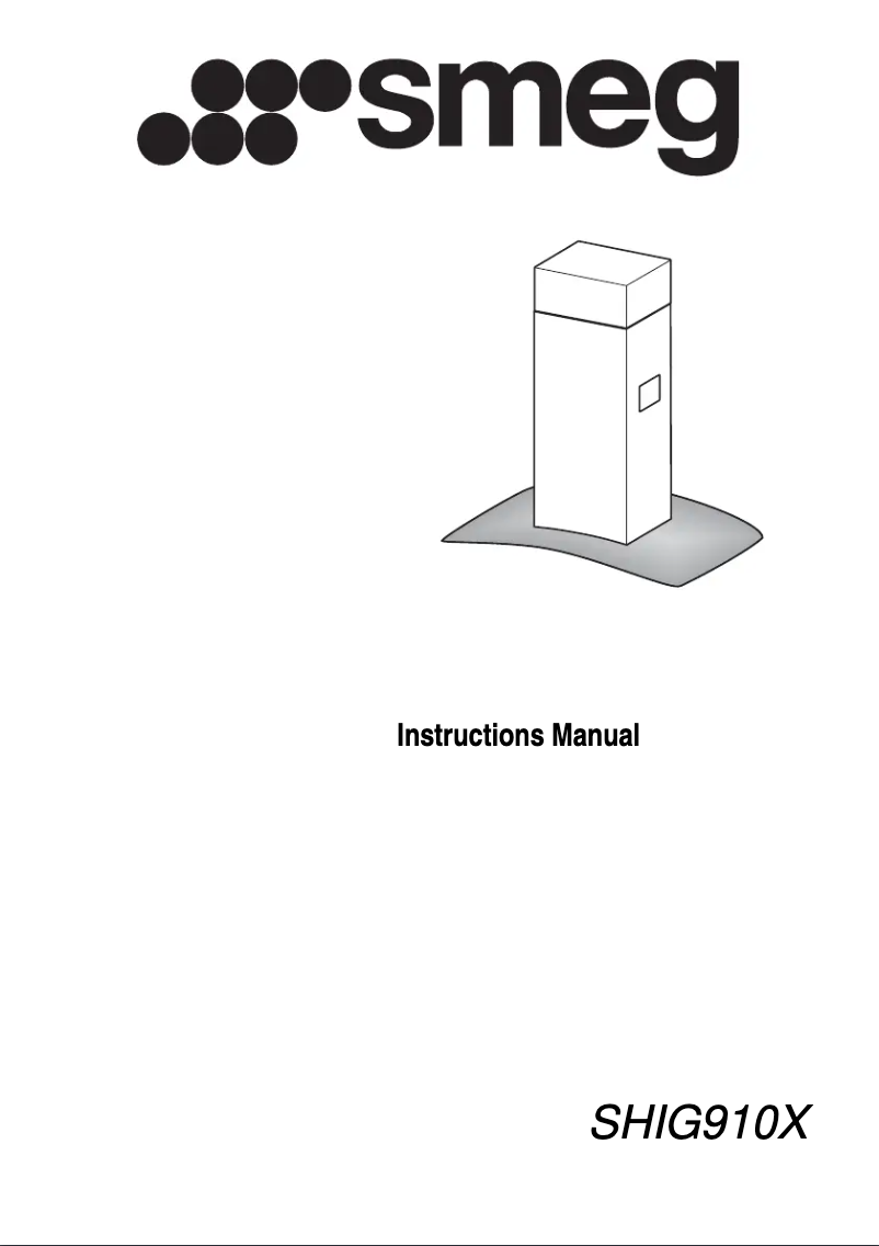 Image de la première page du manuel de l'appareil SHIG910X