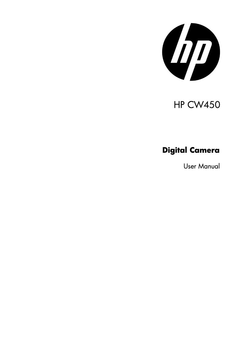 Página 1 del manual Manual de usuario HP CW450