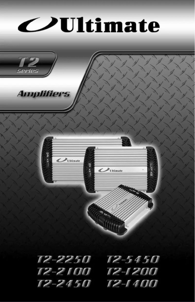 Page 1 de la notice Manuel utilisateur Ultimate T2-1200