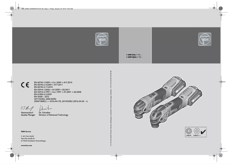 Image de la première page du manuel de l'appareil MultiTalent AFMT12QSL ALED