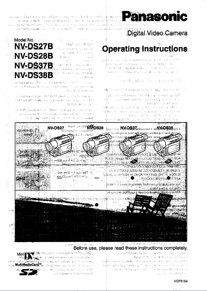 Page 1 de la notice Manuel utilisateur Panasonic NV-DS28