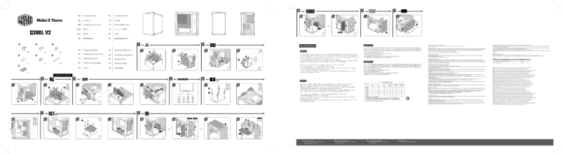 Page 1 de la notice Manuel utilisateur Cooler Master Q300L V2