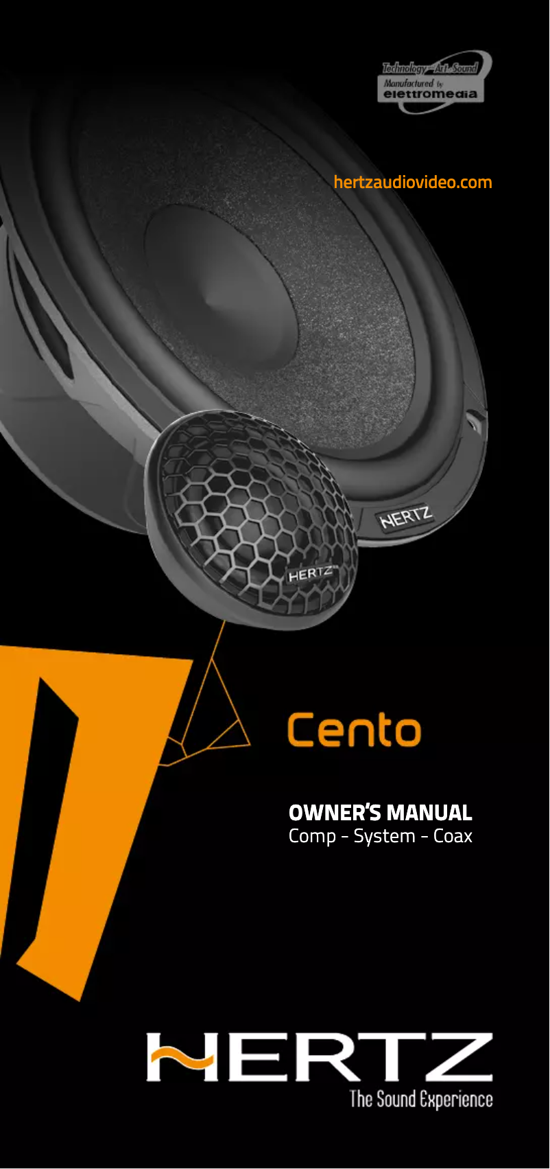 Page 1 de la notice Fiche technique Hertz Cento CX 570