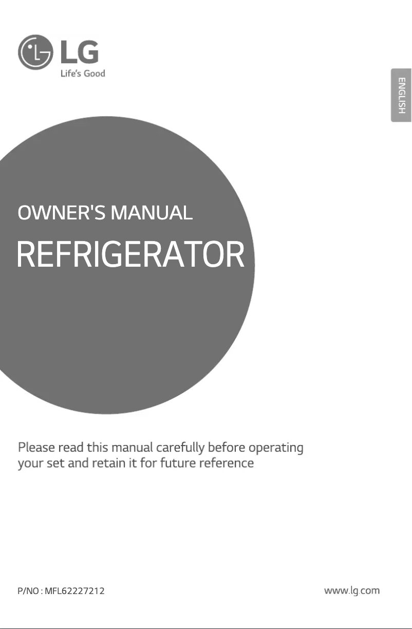 Image de la première page du manuel de l'appareil GL-B272SMTL