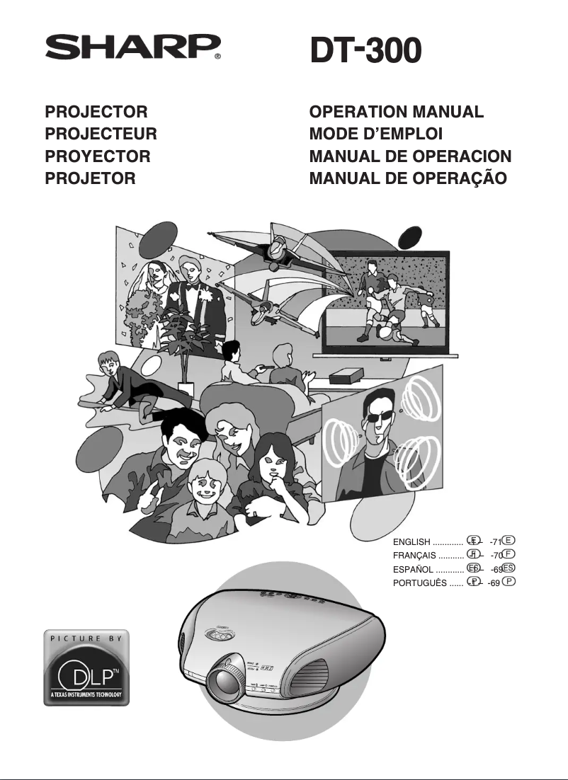 Image de la première page du manuel de l'appareil DT-300