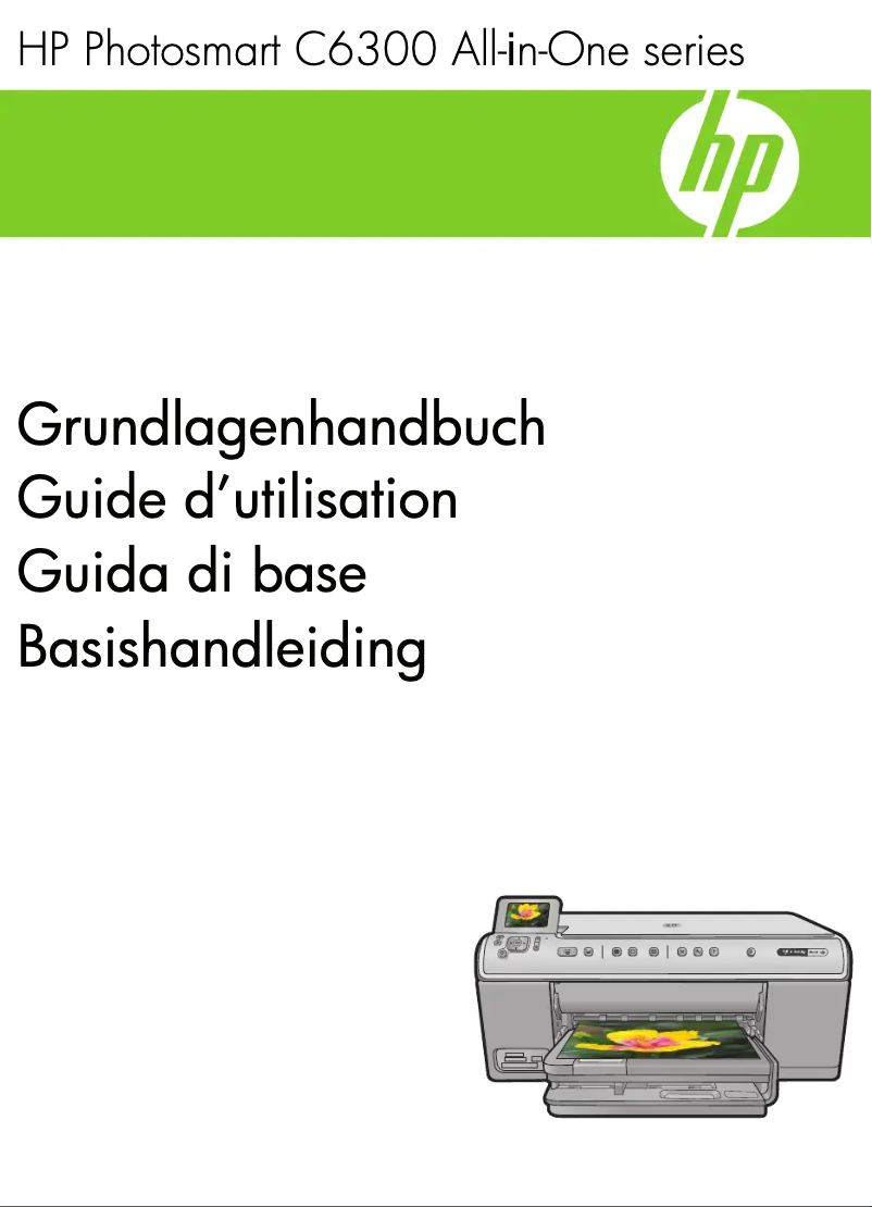 Page 1 de la notice Manuel utilisateur HP Photosmart C6340