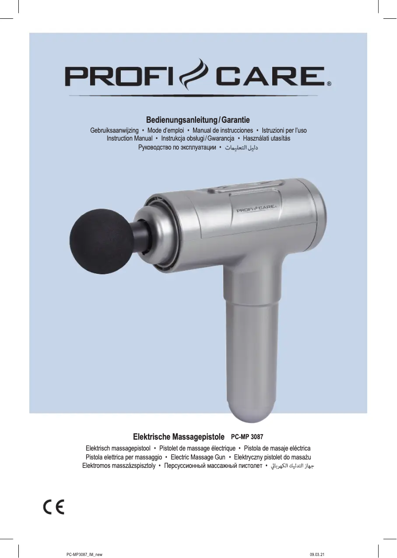 Página 1 del manual Manual de usuario ProfiCare PC-MP 3087