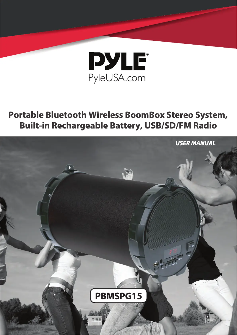 Image de la première page du manuel de l'appareil PBMSPG15