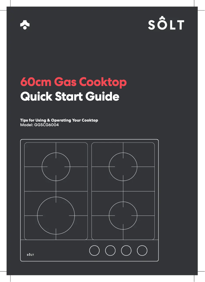 Page n°1 - Guide de démarrage rapide Sôlt GGSCG6004