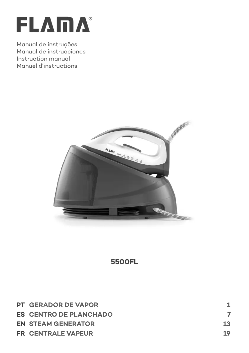 Page 1 de la notice Manuel utilisateur Flama 5500FL