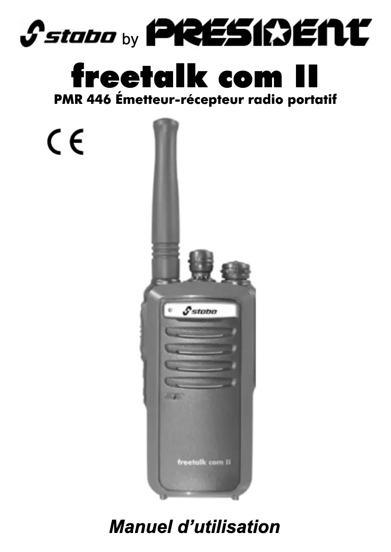 Image de la première page du manuel de l'appareil freetalk com II