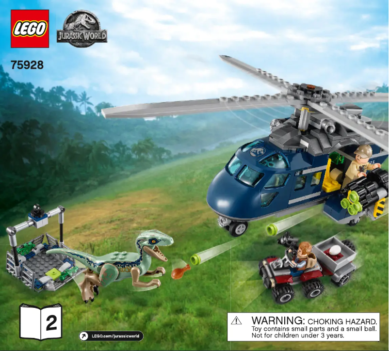 Page 1 de la notice Manuel utilisateur Lego Jurassic World 75928