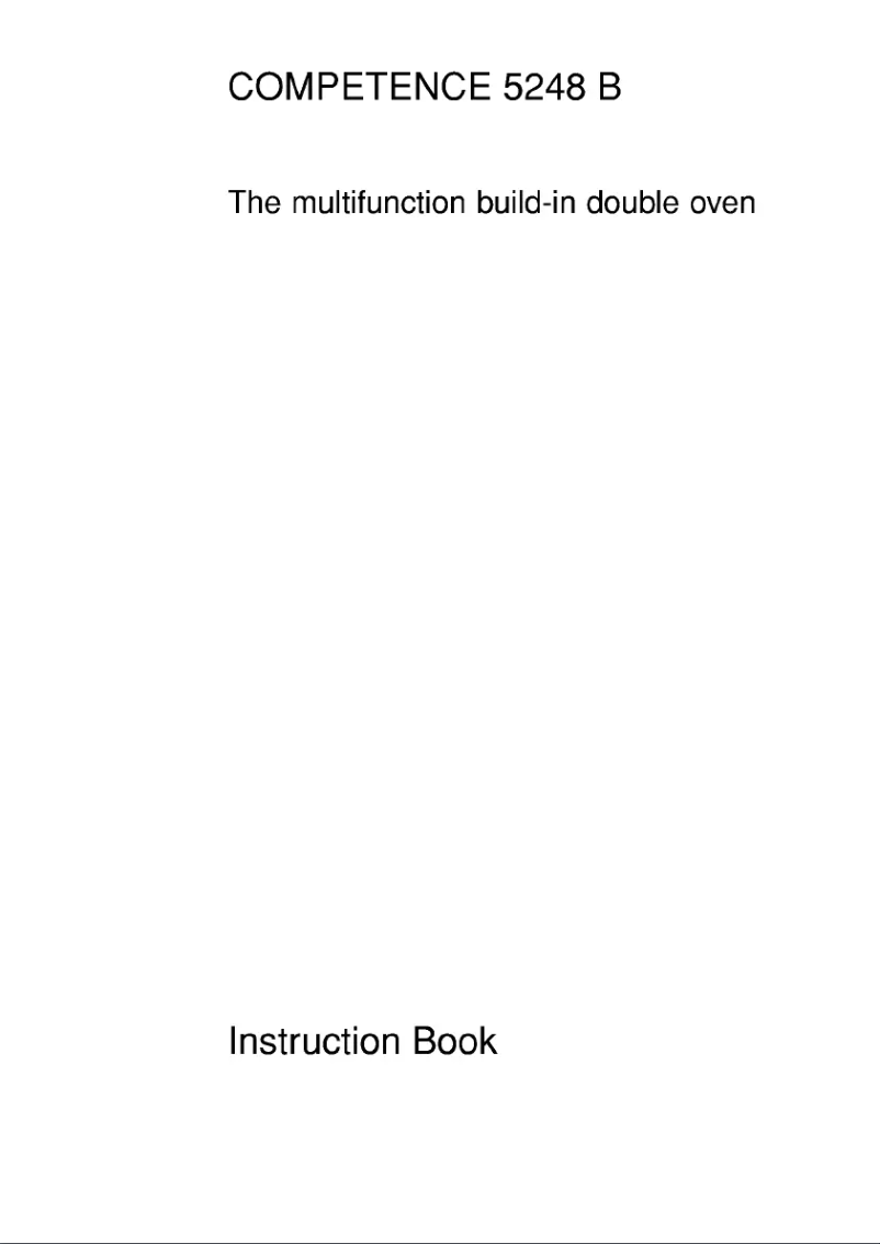 Imagen de la primera página del manual del dispositivo Competence 5248 B