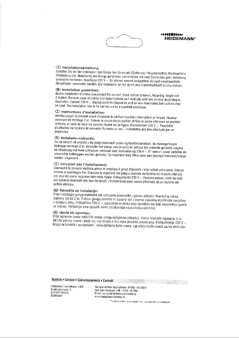 Imagen de la primera página del manual del dispositivo 70618