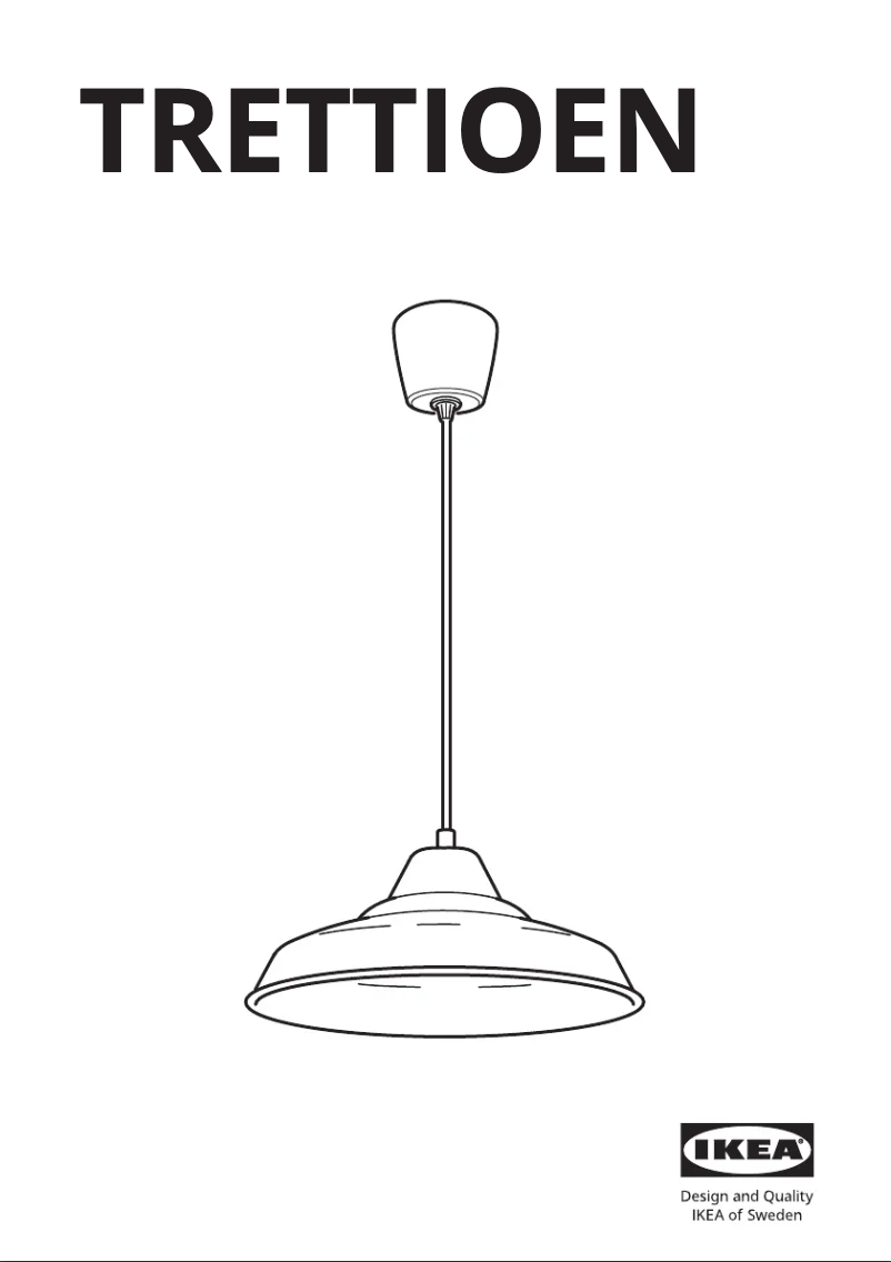 Image de la première page du manuel de l'appareil TRETTIOEN 105.373.93