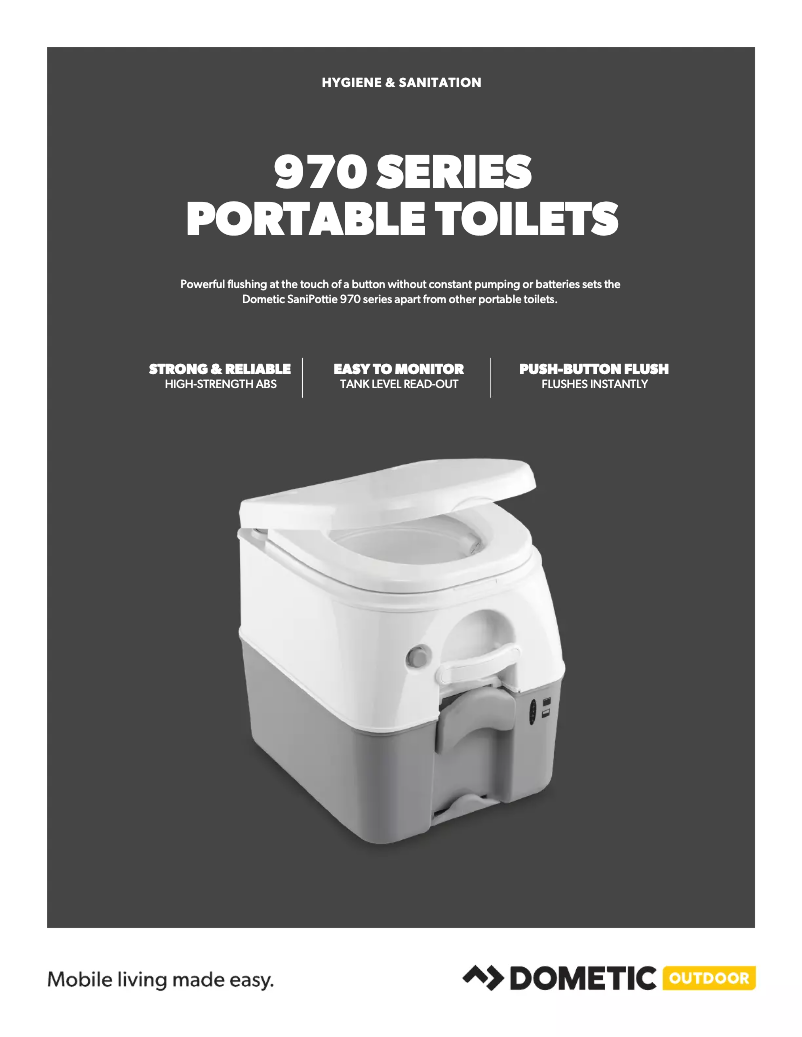 Page n°1 - Fiche technique Dometic 976