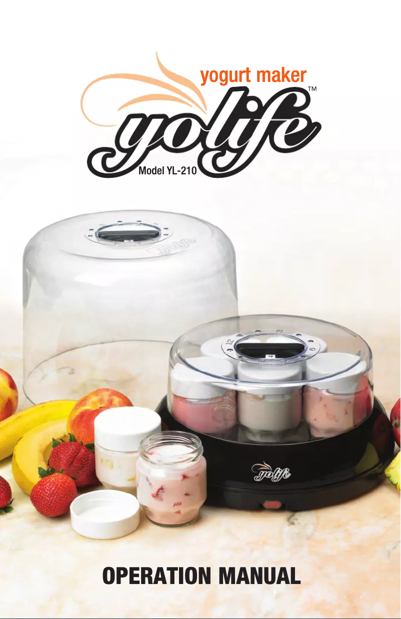 Page 1 de la notice Manuel utilisateur Yolife YL-210