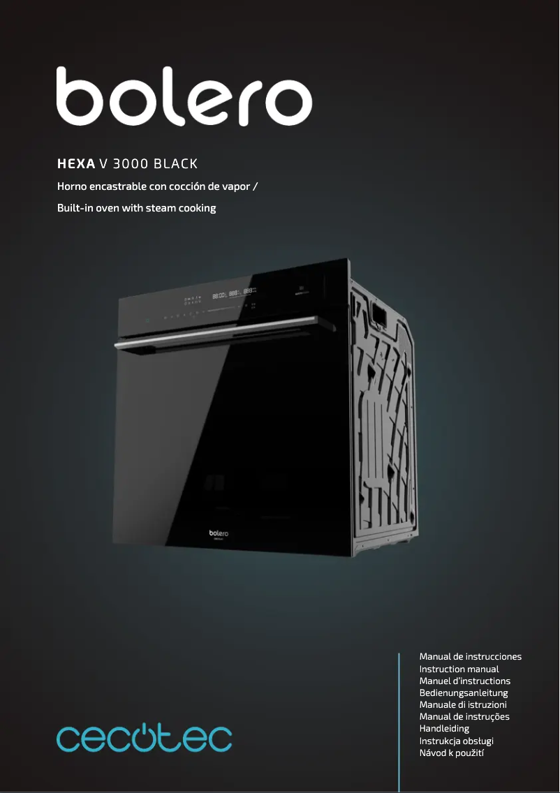 Image de la première page du manuel de l'appareil Bolero Hexa V 3000 Black