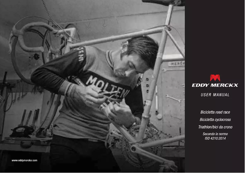 Page n°1 - Manuel utilisateur Eddy Merckx Blackhaus 67