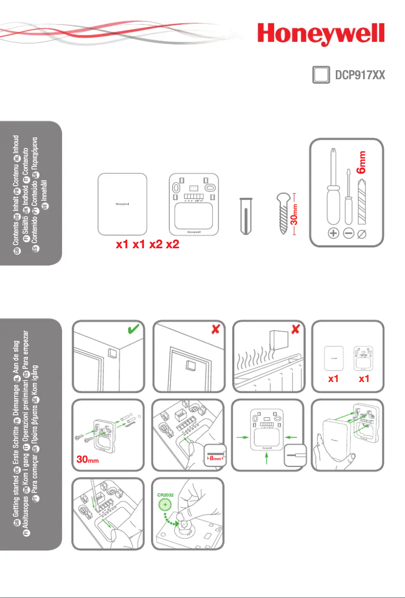 Image de la première page du manuel de l'appareil DCP917S