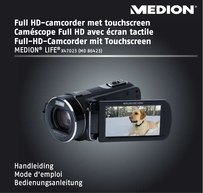 Page n°1 - Manuel utilisateur Medion LIFE X47023 (MD 86423)