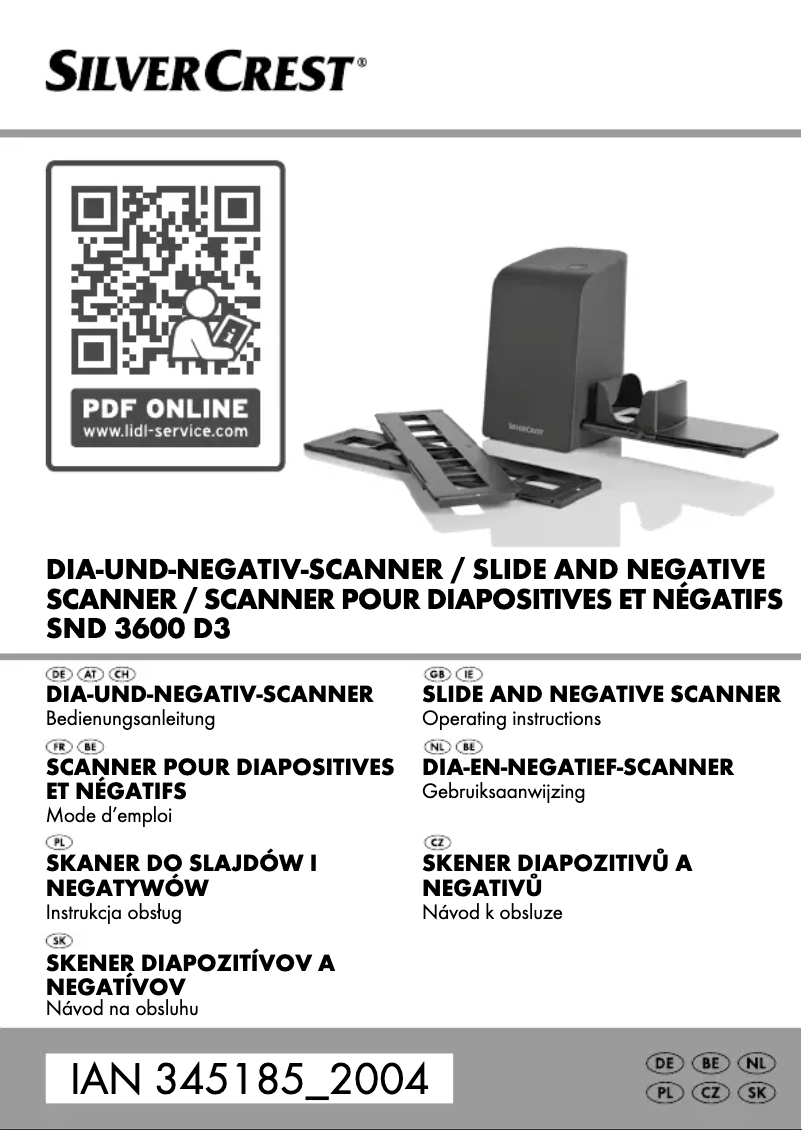 Page 1 de la notice Manuel utilisateur SilverCrest SND 3600 D3