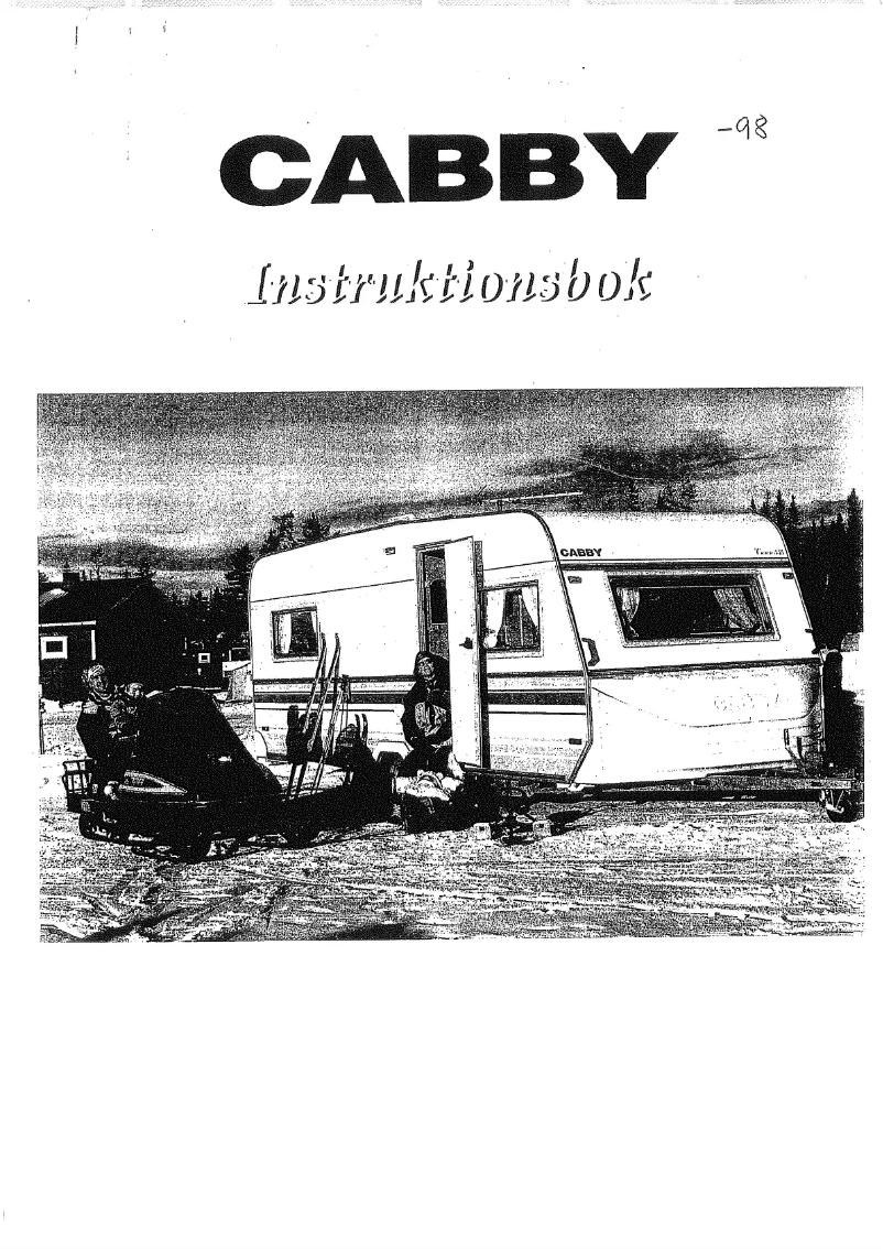 Page n°1 - Manuel utilisateur Cabby 1998