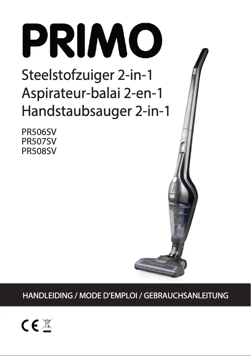 Image de la première page du manuel de l'appareil PR507SV