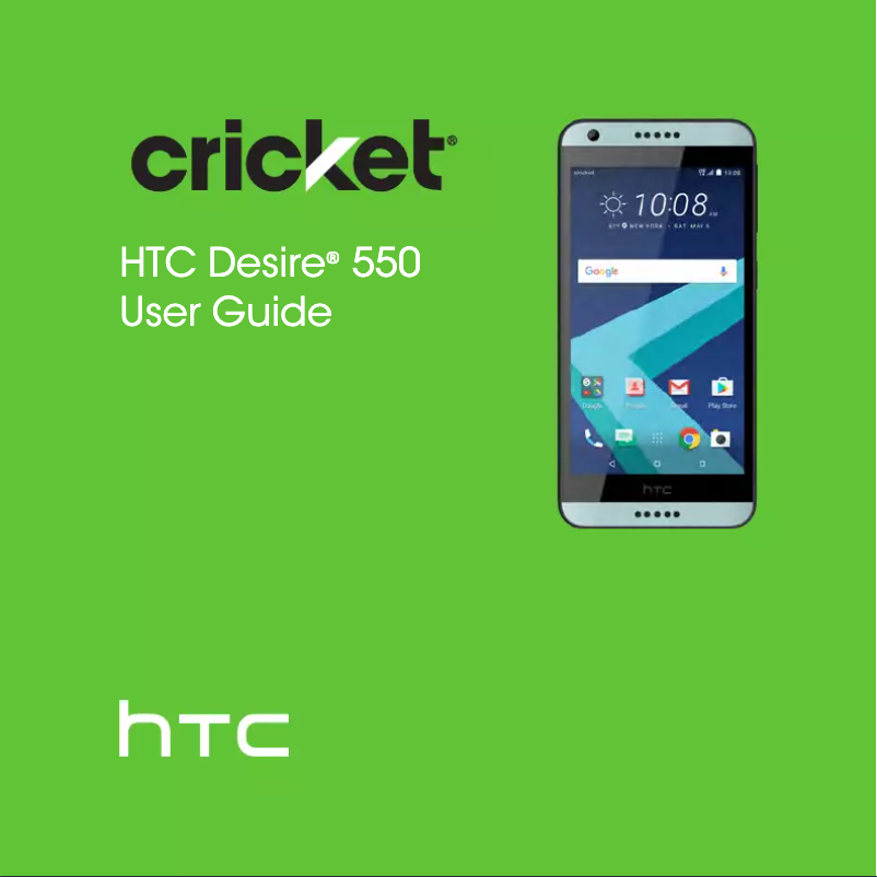 Page 1 de la notice Manuel utilisateur HTC Desire 550