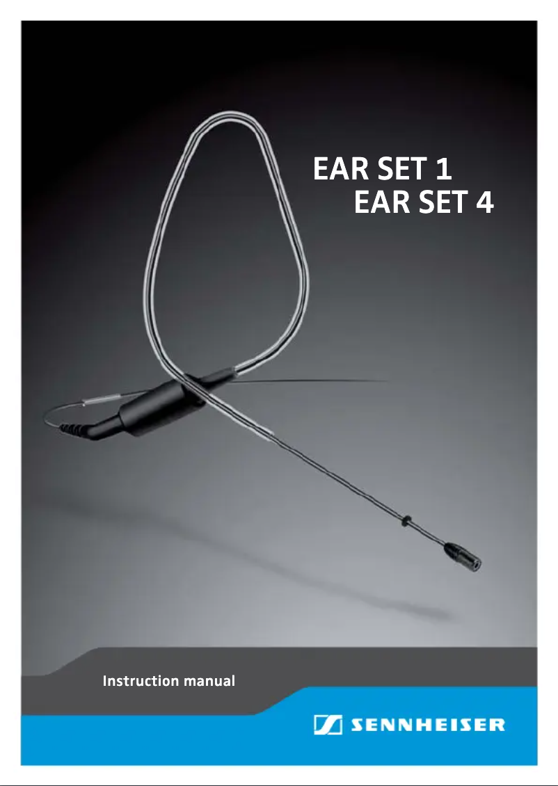 Página 1 del manual Manual de usuario Sennheiser Ear Set 1-4