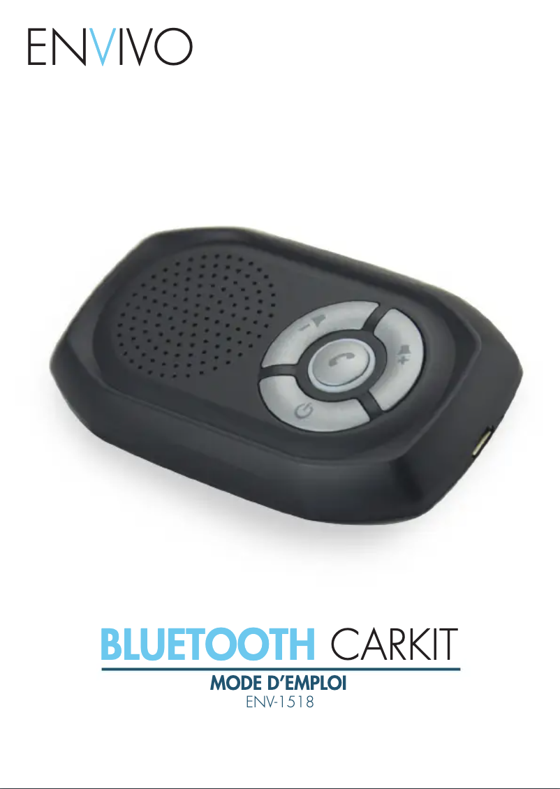 Page 1 de la notice Manuel utilisateur Envivo ENV-1518