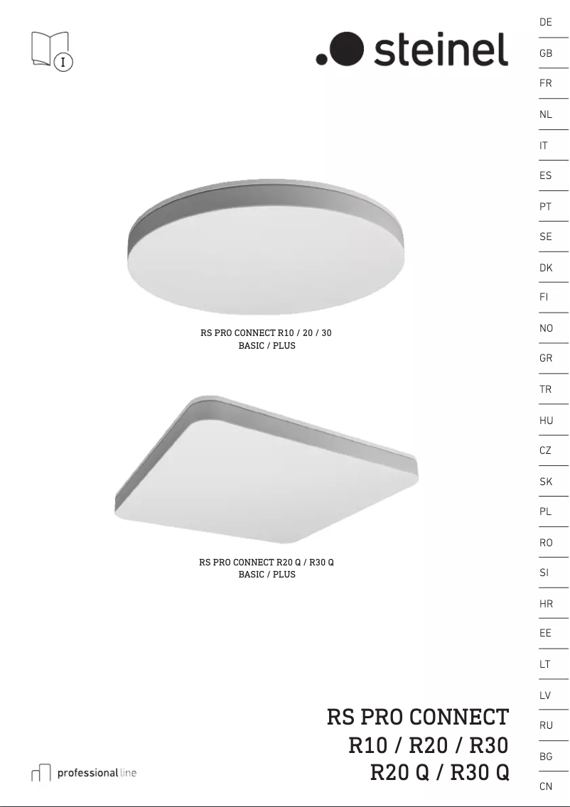 Page 1 de la notice Manuel utilisateur Steinel RS PRO R30 Plus SC